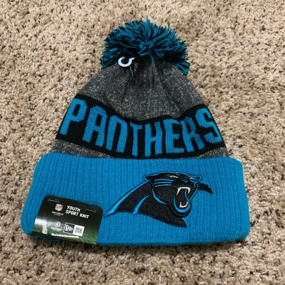 panthers knit hat